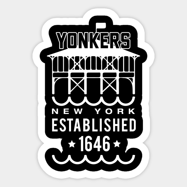 Yonkers Pier Sticker by JP